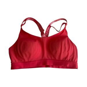 Victoria Sport VS Size 32B Pink Breathable Racerback Sports Bra Exercise Fitness